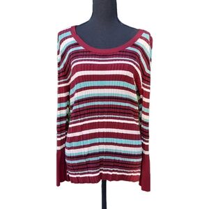 LANE BRYANT Stretch Knit Key Hole Sweater SIZE 18/20